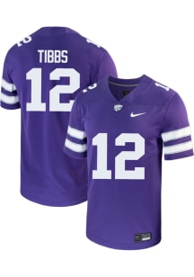 Jaron Tibbs  Nike K-State Wildcats Purple Football NIL Home Football Jersey