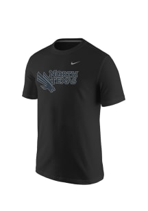 Nike North Texas Mean Green Black Tonal Short Sleeve T Shirt