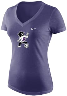 Nike K-State Wildcats Womens Purple Varsity Soccer Short Sleeve T-Shirt