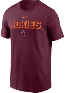 Nike Virginia Tech Hokies Maroon DriFIT Legend Short Sleeve T Shirt