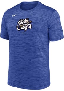 Nike Omaha Storm Chasers Blue Velocity Legend Short Sleeve T Shirt