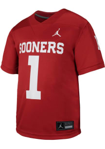 Nike Oklahoma Sooners Youth Cardinal Sideline Replica Football Jersey