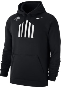 Nike Iowa State Cyclones Mens Black Team Name Fleece Long Sleeve Hoodie