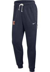 Nike Illinois Fighting Illini Mens Navy Blue 0 Sideline Taper Sweatpants