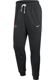 Nike Oklahoma State Cowboys Mens Black 0 Sideline Taper Sweatpants