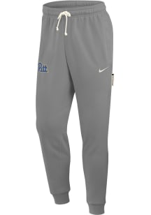 Nike Pitt Panthers Mens Grey 0 Sideline Taper Sweatpants