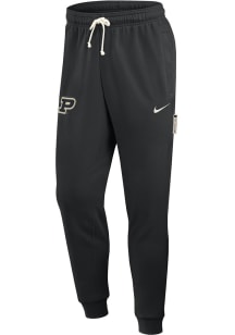 Nike Purdue Boilermakers Mens Black 0 Sideline Taper Sweatpants