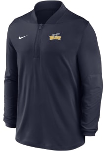 Nike Toledo Rockets Mens Navy Blue 0 Sideline Medium Weight Long Sleeve Qtr Zip Pullover