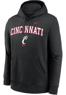 Nike Cincinnati Bearcats Mens Black 0 Twill Club Long Sleeve Hoodie