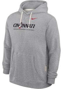 Nike Cincinnati Bearcats Mens Grey 0 Sideline Pullover Long Sleeve Hoodie