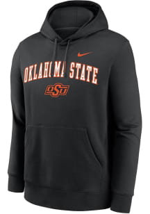Nike Oklahoma State Cowboys Mens Black 0 Twill Club Long Sleeve Hoodie
