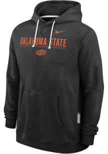 Nike Oklahoma State Cowboys Mens Black 0 Sideline Pullover Long Sleeve Hoodie