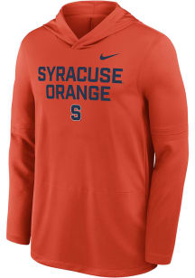 Nike Syracuse Orange Mens Orange Sideline Lightweight Long Sleeve Lightweight Hoodie
