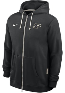 Nike Purdue Boilermakers Mens Black 0 Sideline Long Sleeve Full Zip Jacket