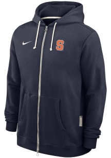 Nike Syracuse Orange Mens Navy Blue 0 Sideline Long Sleeve Full Zip Jacket
