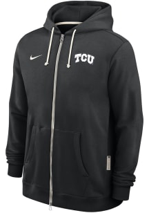 Nike TCU Horned Frogs Mens Black 0 Sideline Long Sleeve Full Zip Jacket