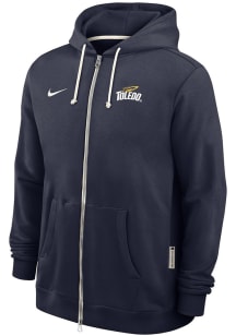 Nike Toledo Rockets Mens Navy Blue 0 Sideline Long Sleeve Full Zip Jacket