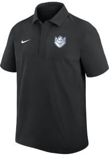 Nike Saint Louis Billikens Mens Black 0 Sideline Woven Short Sleeve Polo