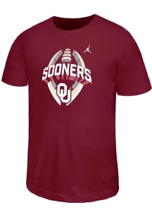 Nike Oklahoma Sooners Youth Cardinal B Team Football Legend Short Sleeve T-Shirt