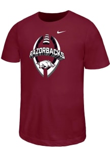 Nike Arkansas Razorbacks Youth Cardinal B Team Football Legend Short Sleeve T-Shirt