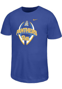 Nike Pitt Panthers Youth Blue B Team Football Legend Short Sleeve T-Shirt