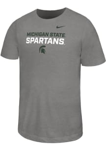 Nike Michigan State Spartans Youth Grey Legend Short Sleeve T-Shirt