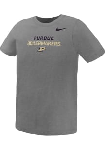 Nike Purdue Boilermakers Boys Grey Legend Short Sleeve T-Shirt