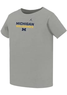 Nike Michigan Wolverines Toddler Grey Legend T-Shirt