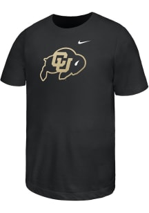 Nike Colorado Buffaloes Youth Black Primary Logo Short Sleeve T-Shirt