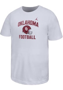 Nike Oklahoma Sooners Youth White Football Short Sleeve T-Shirt