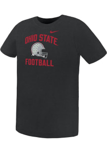 Nike Ohio State Buckeyes Boys Black Football Short Sleeve T-Shirt