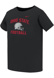 Nike Ohio State Buckeyes Toddler Black Football Short Sleeve T-Shirt
