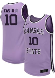David Castillo  Nike K-State Wildcats Lavender NIL Game Jersey
