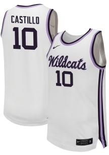 David Castillo  Nike K-State Wildcats White NIL Game Jersey