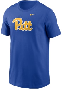 Nike Pitt Panthers Youth Blue Primary Logo Short Sleeve T-Shirt