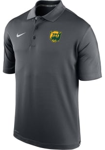 Nike Baylor Bears Mens Anthracite Varsity Short Sleeve Polo
