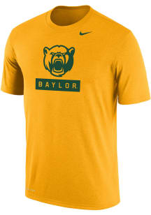 Nike Baylor Bears Gold Dri-FIT Name Drop Short Sleeve T Shirt