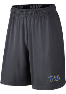 Nike Pitt Panthers Mens Anthracite Fly Short Shorts