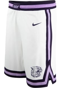 Nike K-State Wildcats Mens White Retro Replica Shorts
