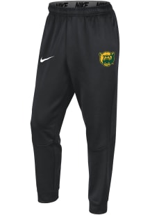 Nike Baylor Bears Mens Anthracite Logo Therma Tapered Pants