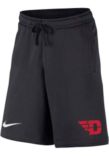 Nike Dayton Flyers Mens Anthracite Club Fleece Shorts