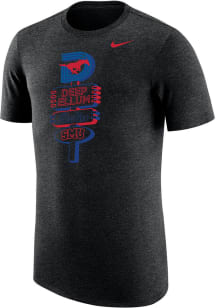 Nike SMU Mustangs Black Deep Ellum Short Sleeve Fashion T Shirt