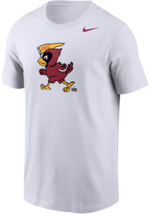 Nike Iowa State Cyclones White Dri-FIT Vintage Logo Short Sleeve T Shirt