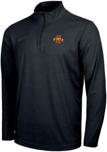 Nike Iowa State Cyclones Mens Black Intensity Long Sleeve Qtr Zip Pullover