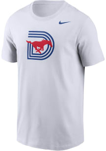 Nike SMU Mustangs White DriFIT Triple D Short Sleeve T Shirt