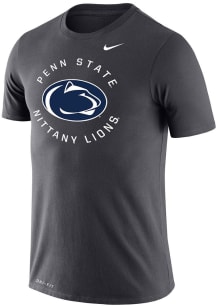 Nike Penn State Nittany Lions Anthracite Legend Circle Graphic Short Sleeve T Shirt