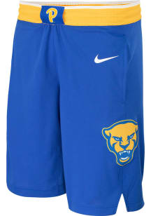 Nike Pitt Panthers Mens Blue Mens Basketball Replica Shorts