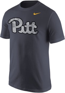 Nike Pitt Panthers Anthracite Forge The Future Core Short Sleeve T Shirt
