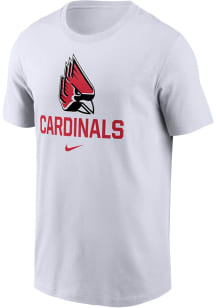 Nike Ball State Cardinals White Core Short Sleeve T Shirt