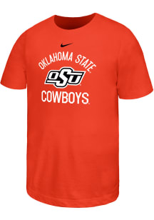 Nike Oklahoma State Cowboys Youth Orange Retro Team Name Short Sleeve T-Shirt